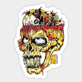 Aberrant Skull by Hard Grafixs© Sticker